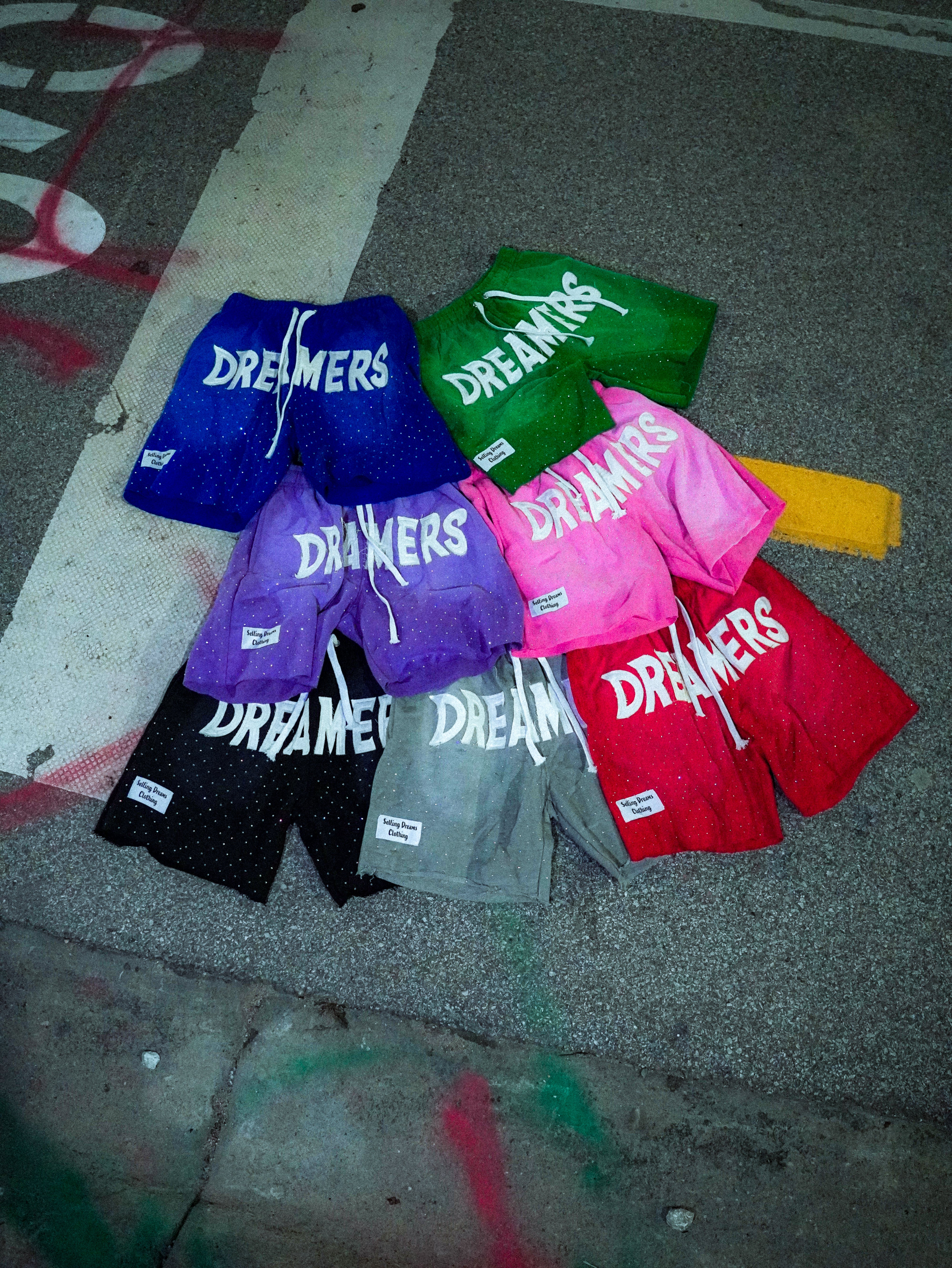 Rhinestone "Dreamers" Shorts