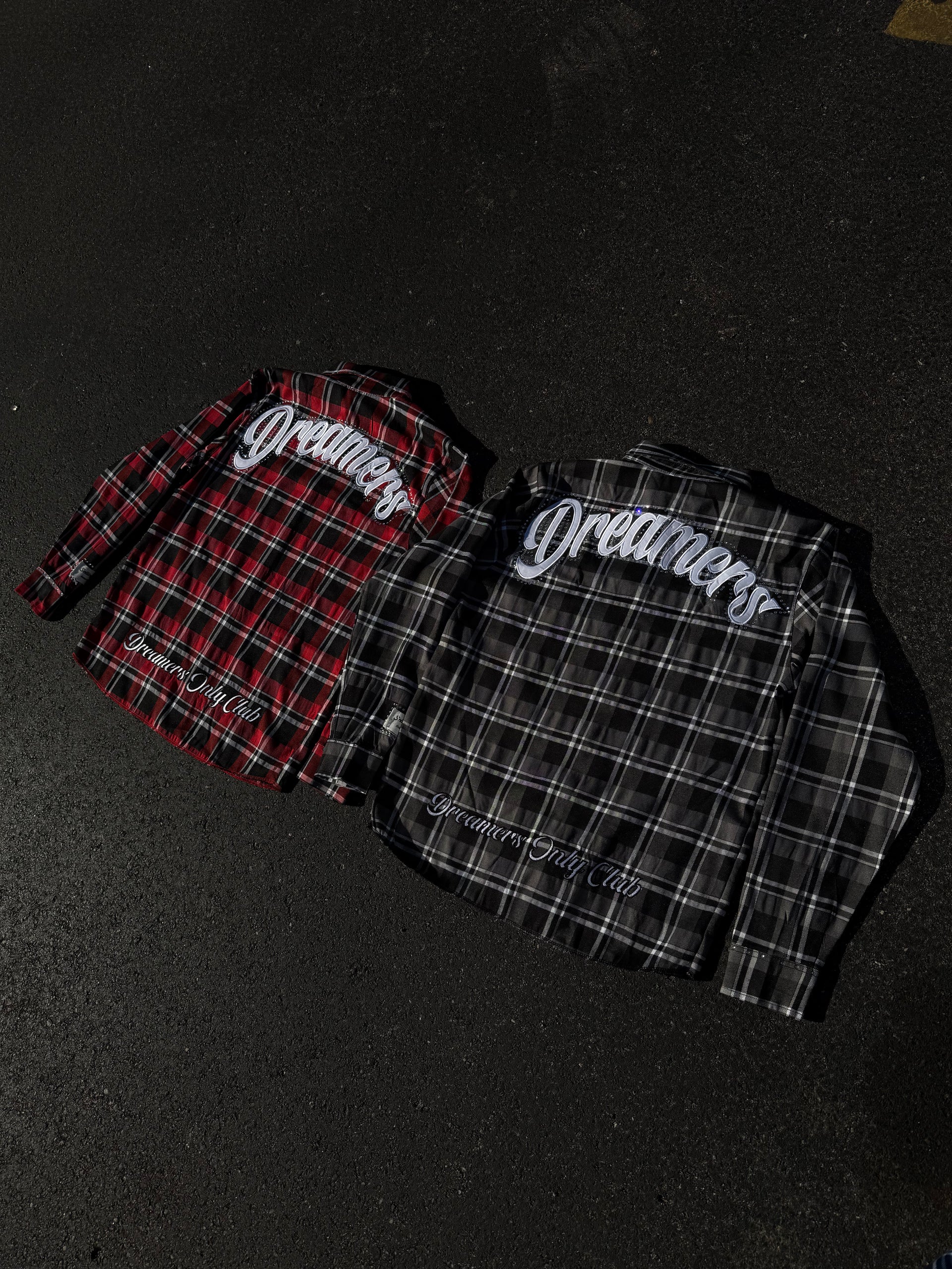 "Dreamers Only Club" Flannel