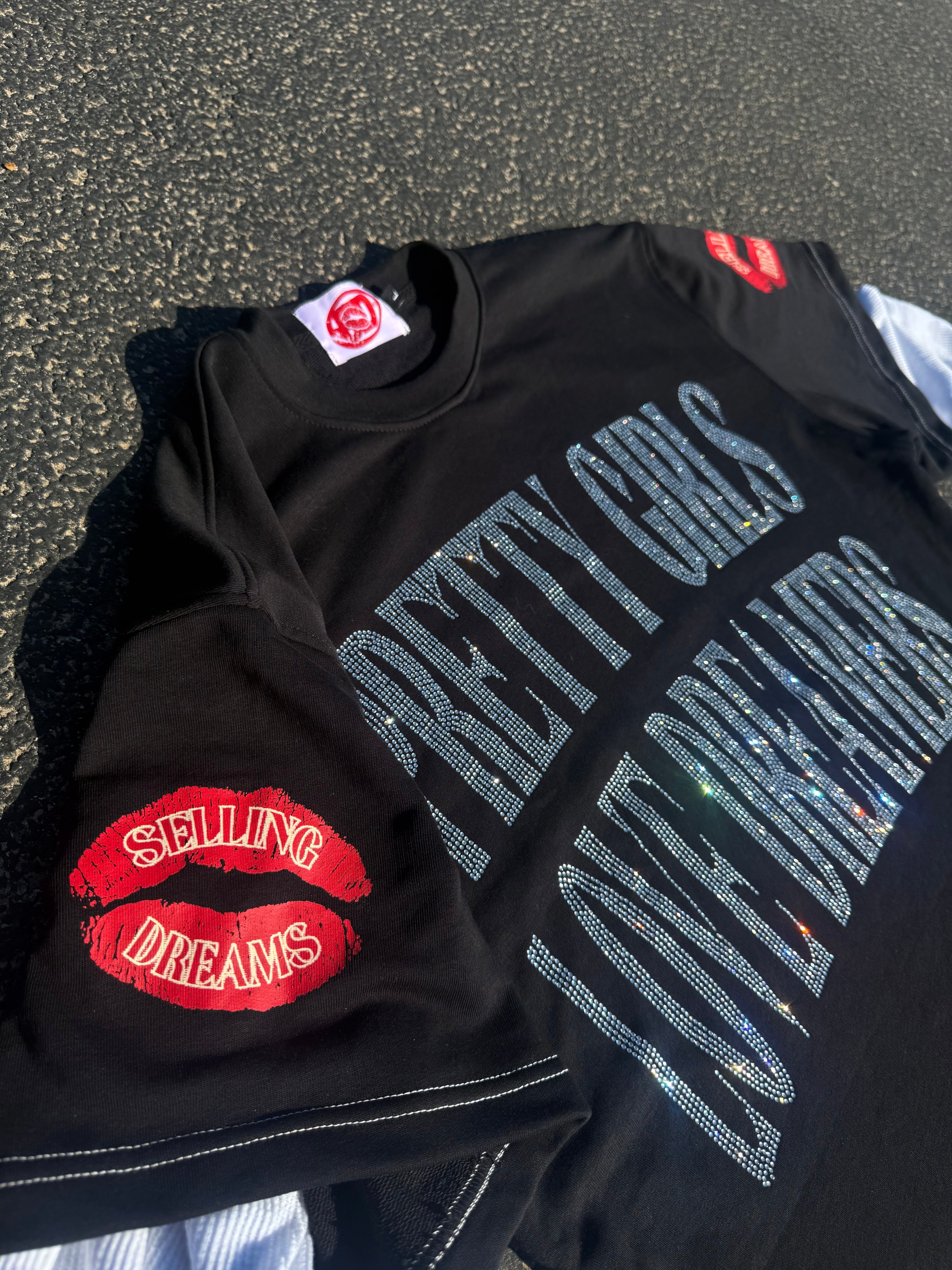 "Pretty Girls Love Dreamers" Double Layered T